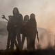 The stars of The Walking Dead: World Beyond.